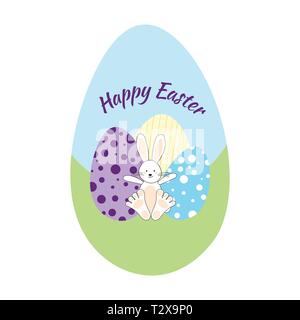 Happy Easter Bunny Stock Vector