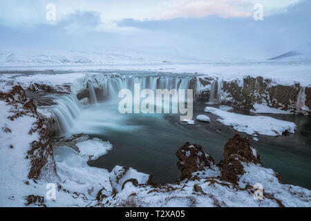 Godafoss, Laugar, Nordurland Eystra, Iceland, Europe Stock Photo