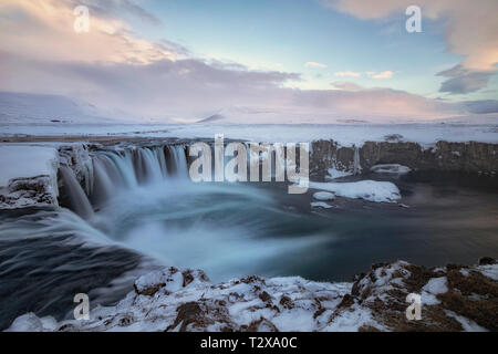 Godafoss, Laugar, Nordurland Eystra, Iceland, Europe Stock Photo