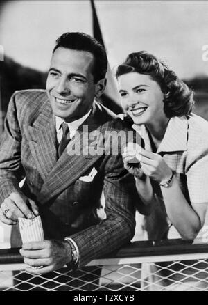 HUMPHREY BOGART, INGRID BERGMAN, CASABLANCA, 1942 Stock Photo