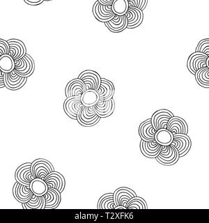 Floral seamless pattern. Plant texture for fabric, wrapping, wallpaper and paper Stock Vector