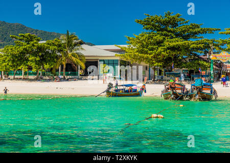 February 2019. Ko Lipe Thailand. A view of Ko Lipe in Tarutao national marine park in Thailand Stock Photo