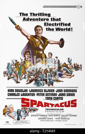 MOVIE POSTER, SPARTACUS, 1960 Stock Photo