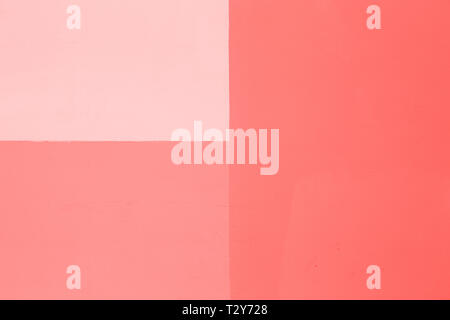 Designed painted abstact concrete textured background. Color of the year in three toned squares. Stock Photo
