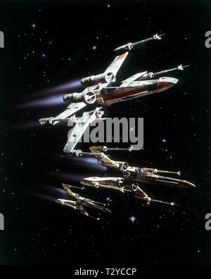 X-WING FIGHTERS, STAR WARS: EPISODE IV - A NEW HOPE, 1977 Stock