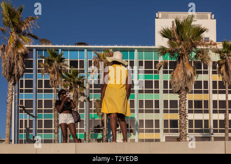 Dan Hotel, Tel Aviv beachfront, Israel Stock Photo