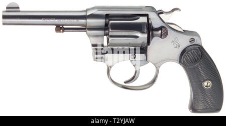 Small arms, revolver, Colt Police Positive, caliber .32, Additional-Rights-Clearance-Info-Not-Available Stock Photo