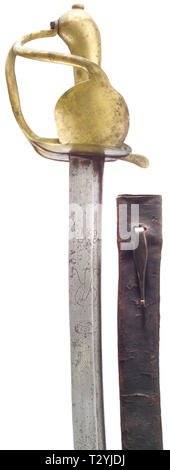 weapons, swords, backsword, sabre, 18th century, Additional-Rights-Clearance-Info-Not-Available Stock Photo