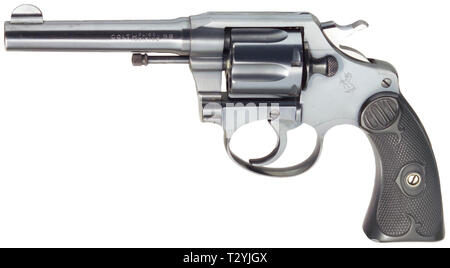 Small arms, revolver, Colt Police Positive, caliber .38, Additional-Rights-Clearance-Info-Not-Available Stock Photo