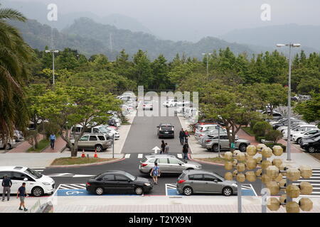 Guanxi service area of highway, Taiwan. Stock Photo
