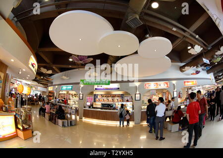 Guanxi service area of highway, Taiwan. Stock Photo