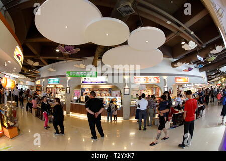 Guanxi service area of highway, Taiwan. Stock Photo