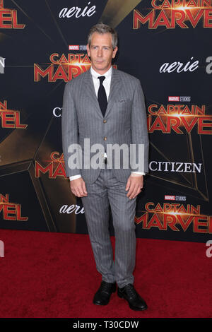 Marvel Studios's 'Captain Marvel' World Premiere held at the El Capitan Theatre in Hollywood, California on March 4, 2019  Featuring: Ben Mendelsohn Where: Los Angeles, California, United States When: 04 Mar 2019 Credit: Sheri Determan/WENN.com Stock Photo