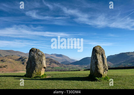 Castlerigg Stone Circle, Keswick, Lake District, Cumbria Stock Photo