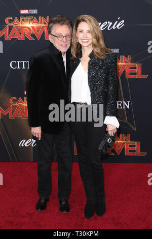 World Premiere of Marvel Studios' 'Captain Marvel' at the El Capitan Theatre in Los Angeles, California.  Featuring: Frankie Valli, Jackie Jacobs Where: Los Angeles, California, United States When: 04 Mar 2019 Credit: Sheri Determan/WENN.com Stock Photo