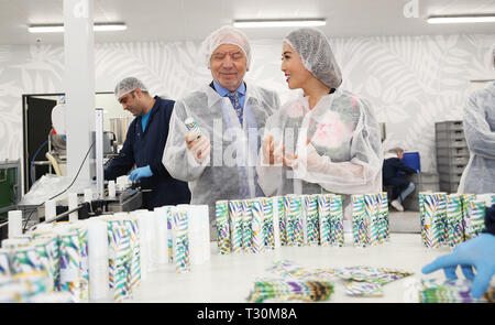 Lord Sugar unveils Tropic’s new Croydon headquarters with founder Susie Ma after £4m investment  Featuring: Alan Sugar, Lord Sugar, Susie Ma Where: London, United Kingdom When: 05 Mar 2019 Credit: Joe Pepler/PinPep/WENN.com Stock Photo