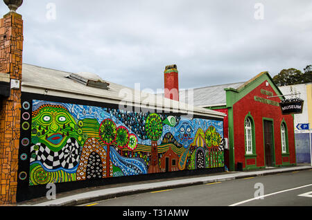 Famous Hundertwasser Toilets Kawakawa Northland New Zealand Stock Photo ...