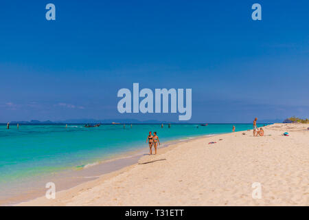 February 2019. Ko Lipe Thailand. A view of the beach in Ko Lipe in Ko tarutao national park in Thailand Stock Photo