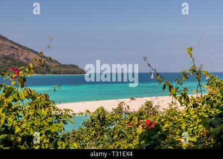 February 2019. Ko Lipe Thailand. A view of the beach in Ko Lipe in Ko tarutao national park in Thailand Stock Photo