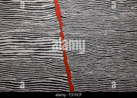 Dark stripes geometric pattern, grunge texture Stock Photo