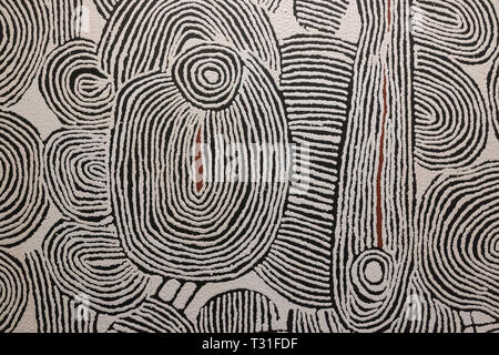 Abstract geometric pattern. Dark and deep moody colors Stock Photo