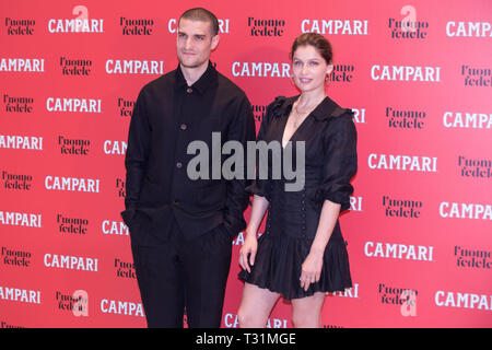 Laetitia Casta and Louis Garrel attends 'L'uomo Fedele ' Milan