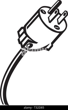 electric plug vector illustration Stock Vector Image & Art - Alamy