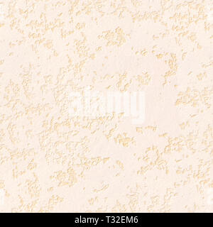 Light beige plaster wall background texture close-up. Stock Photo