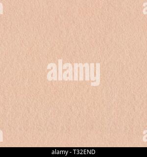 Texture of biege felt. Seamless square background, tile ready. Stock Photo