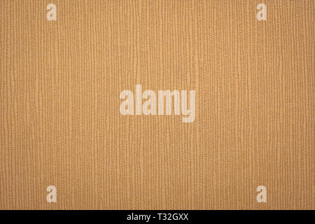 Japanese brown linen washi paper with an embossed linear groove texture Stock Photo