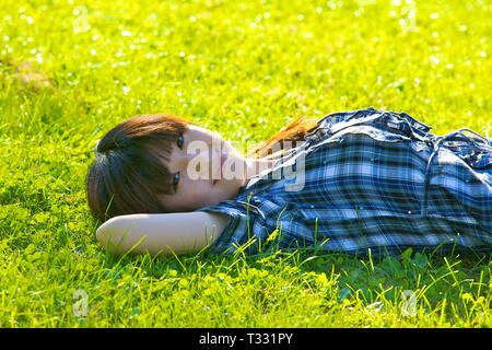 Asian Female Student Studying Stock Photo