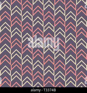 Seamless fashion arrows patterns. Herringbone pattern. Modern stylish texture. Vector color background. Stock Vector