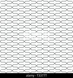 Abstract seamless lattice pattern. Grid design. Geometric wallpaper. Regularly repeating geometric ornament. Tiles motif. Linear style. Trellis. Stock Vector