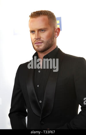 March 30, 2019 - Los Angeles, CA, USA - LOS ANGELES - MAR 30:  August Getty at the Human Rights Campaign 2019 Los Angeles Dinner  at the JW Marriott Los Angeles at L.A. LIVE on March 30, 2019 in Los Angeles, CA (Credit Image: © Kay Blake/ZUMA Wire) Stock Photo