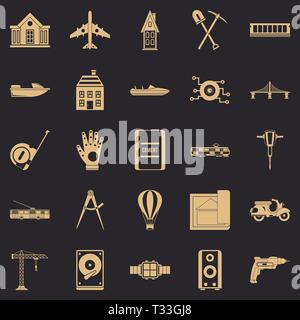 Figure icons set. Simple set of 25 figure vector icons for web for any design Stock Vector