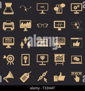 Recovering the hard drive icons set. Simple set of 25 recovering the hard drive vector icons for web for any design Stock Vector