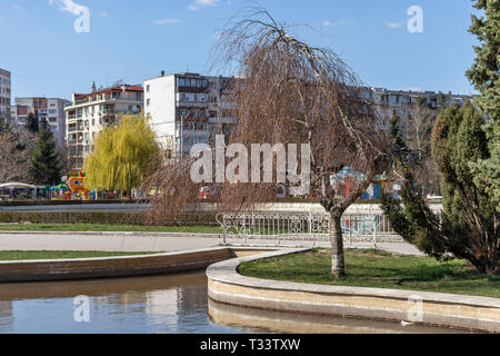 SOFIA, BULGARIA - MARCH 27, 2019: Amazing Spring landscape of South Park in city of Sofia, Bulgaria Stock Photo