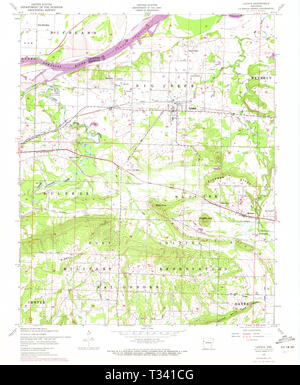 Lavaca, Arkansas, map 1947, 1:24000, United States of America by