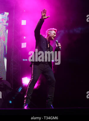 Ronan Keating seen performing at the ICC in Sydney during the Boyzone's Thank You & Goodnight Farewell Tour. Stock Photo