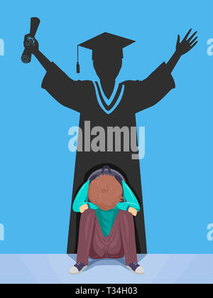 Graduation Boy Back Clipart