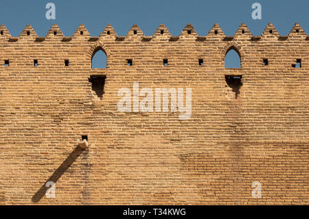 Karim Khan Castle wall, Shiraz, Fars Province, Iran Stock Photo