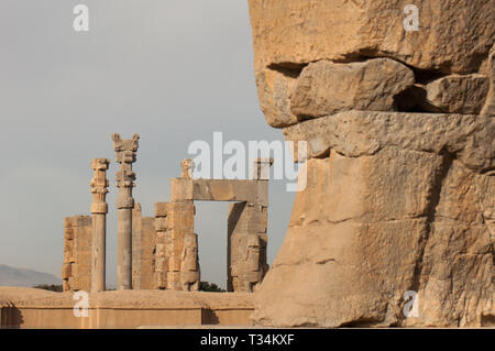 Gate of all Nations, Persepolis, Marvdasht, Fars Province, Iran Stock Photo