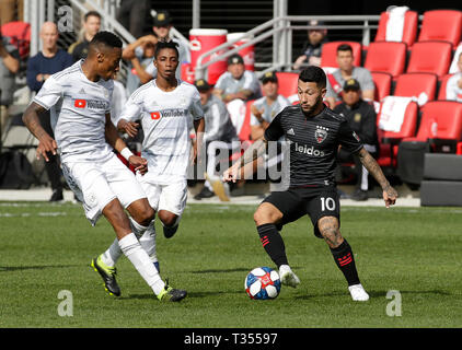 July 26, 2018 Los Angeles, CALos Angeles FC midfielder Lee Nguyen #24  during the Los Angeles Football Club vs LA Galaxy at BANC OF CALIFORNIA  Stadium in Los Angeles, Ca on July