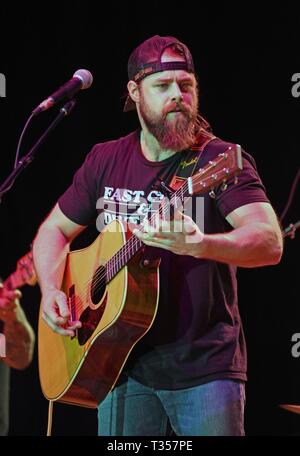 Hiawassee, GA, USA. 6th Apr, 2019. Andrew Chastain on stage for Hank Williams Jr. in Concert, Georgia Mountain Fairgrounds, Hiawassee, GA April 6, 2019. Credit: Derek Storm/Everett Collection/Alamy Live News Stock Photo