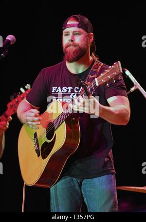 Hiawassee, GA, USA. 6th Apr, 2019. Andrew Chastain on stage for Hank Williams Jr. in Concert, Georgia Mountain Fairgrounds, Hiawassee, GA April 6, 2019. Credit: Derek Storm/Everett Collection/Alamy Live News Stock Photo