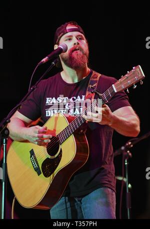 Hiawassee, GA, USA. 6th Apr, 2019. Andrew Chastain on stage for Hank Williams Jr. in Concert, Georgia Mountain Fairgrounds, Hiawassee, GA April 6, 2019. Credit: Derek Storm/Everett Collection/Alamy Live News Stock Photo