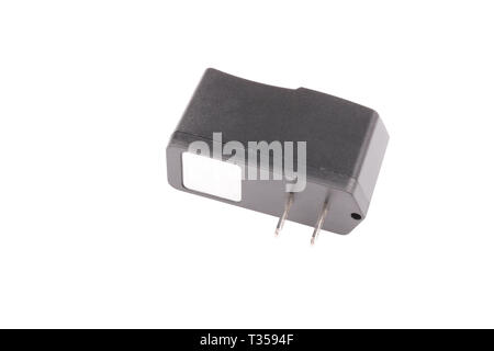 American adaptor Isolated on white Stock Photo