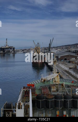 Works port. Cape Town port Stock Photo