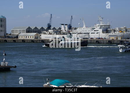 Works port. Cape Town port Stock Photo