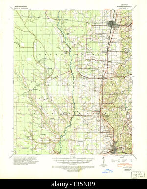 Wynne, Arkansas, map 1939, 1:62500, United States of America by